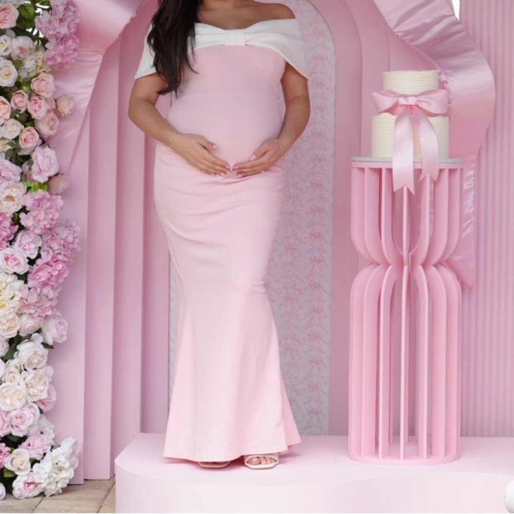 Baby Shower Bow Dress - Picture 5 of 9